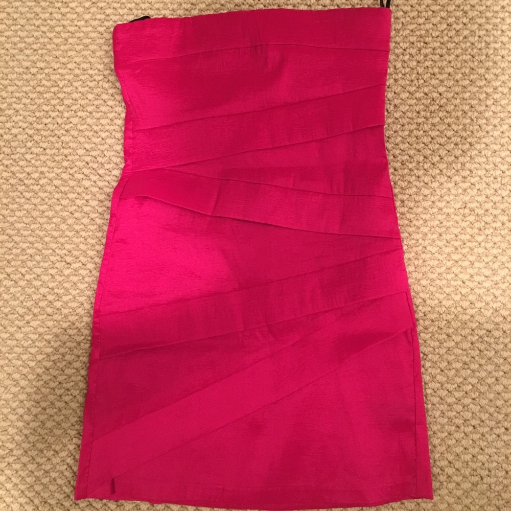Hot pink dress
